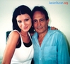 Javier Duran con Laura Pausini