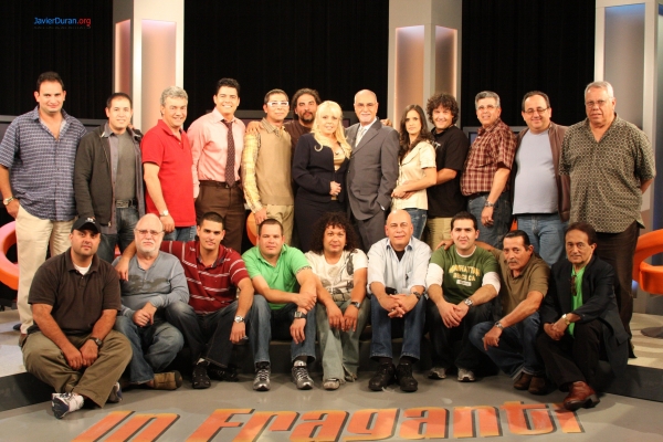 Javier Duran con el equipo de In Franganti