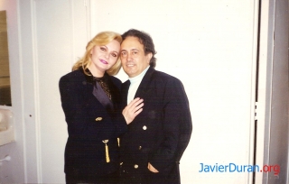 Javier Duran con Rocío Durcal